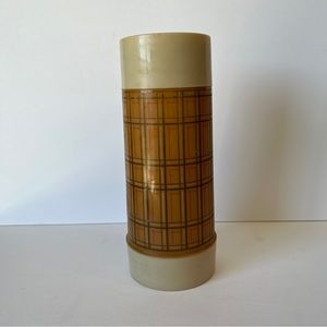 Aladdin WM4060 Vintage Brown Plaid 1 Quart Best Buy Wide Mouth Thermos Bottle